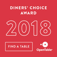 Diner's Choice Awards 2018 with OpenTable